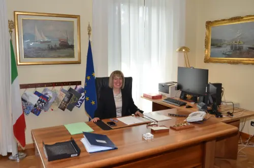 Il Prefetto Matilde Pirrera in visita alla Guardia di Finanza del VCO